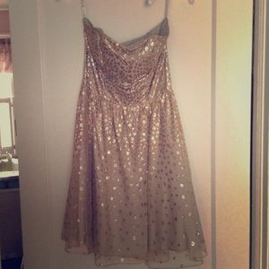 Strapless party dress