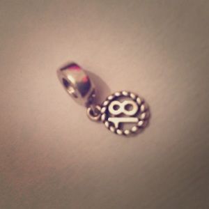Authentic Pandora "18" charm