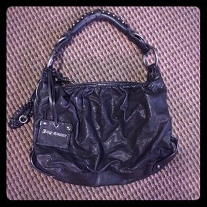 Juicy Couture black leather purse