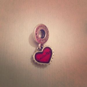 "Daughter" Pandora Dangle Charm