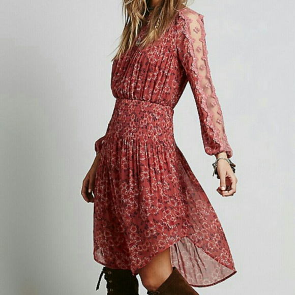 NWT Free People Open Waters Charlotte Dress