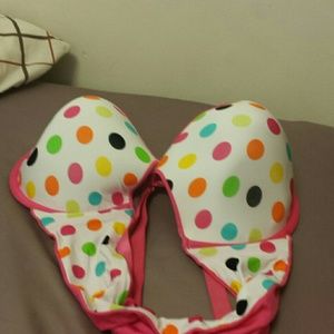 Underwire Polka Dot bra