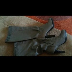 Tall wide calf boots