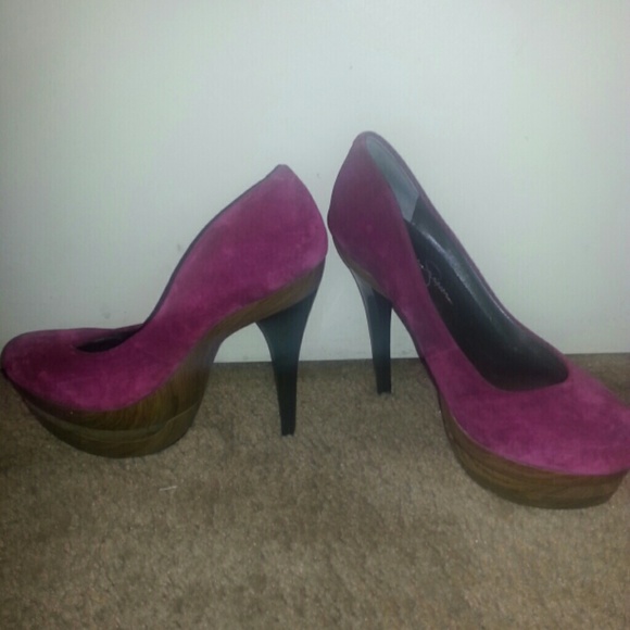 Jessica Simpson platform heels