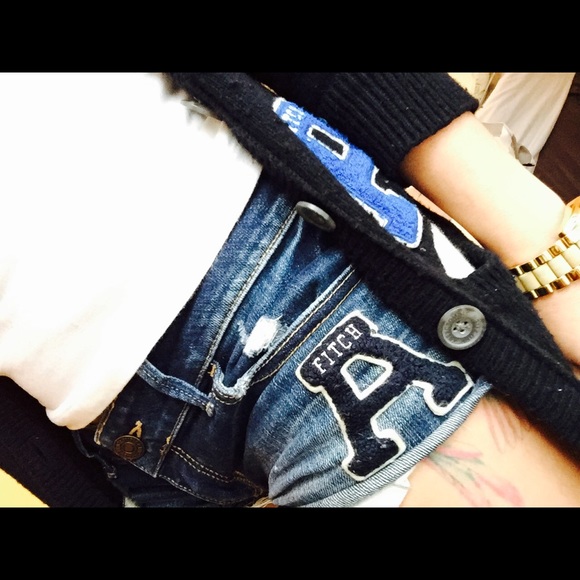 Abercrombie and Fitch Varsity Letter Shorts