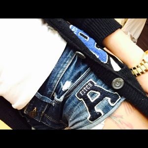 Abercrombie and Fitch Varsity Letter Shorts