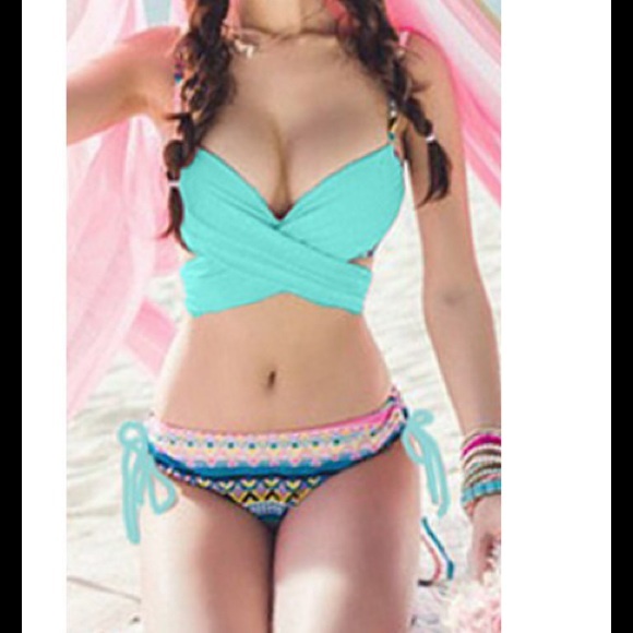 Outerwear - Lake Blue Bikini Set