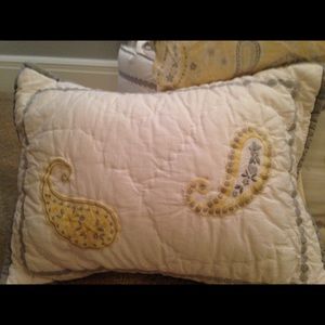 Pottery barn pillow to go with crib set