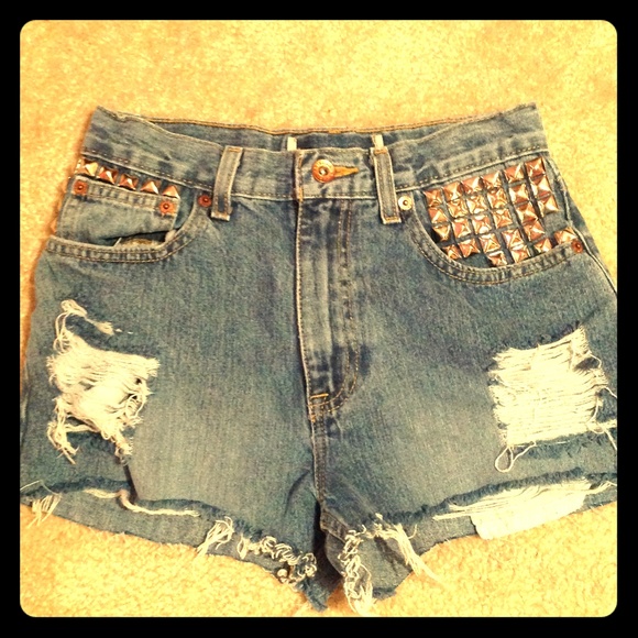 High wasted shorts