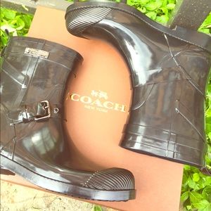 COACH ☔️ rain boots