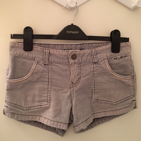 Billabong Pants - Billabong Distressed Corduroy Shorts