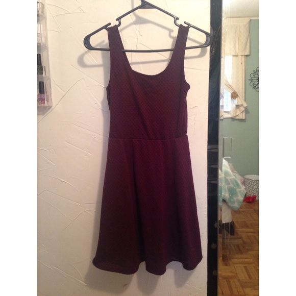 Maroon dress