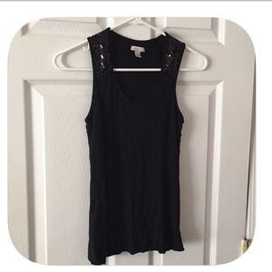 💖FAB Black Tank Top