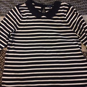 GAP XL striped collared shirt