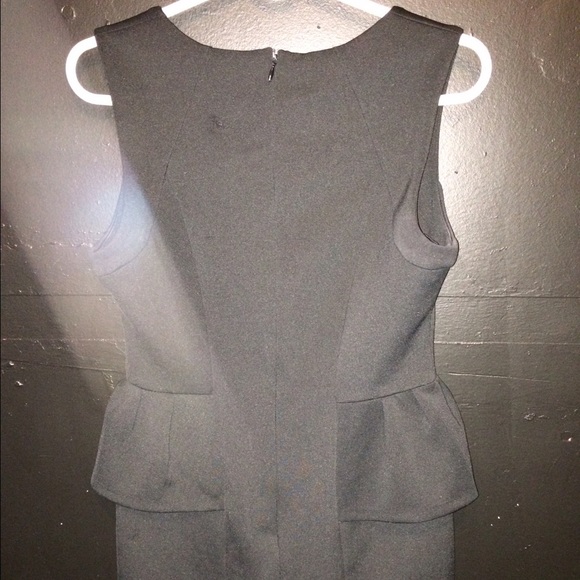 Black peplum dress. - Picture 2 of 2