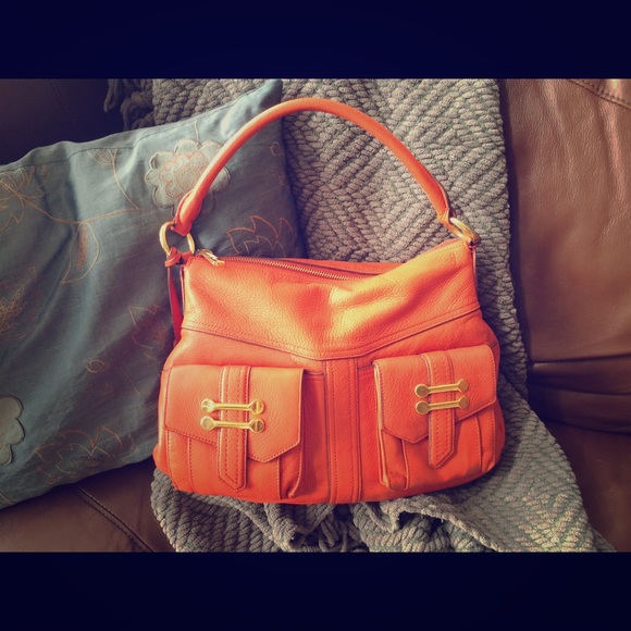 Supple leather Ralph Lauren handbag.