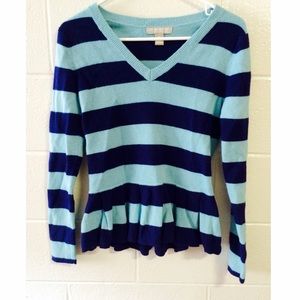 Banana Republic Peplum Long Sleeve Sweater