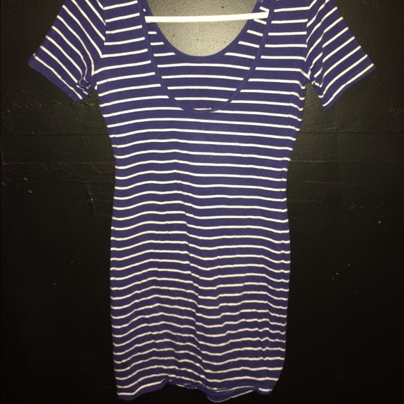 Stripped bodycon dress. - Picture 2 of 2