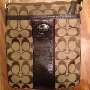 Coach Tan Cross-body