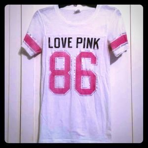 Pink Jersey Style Shirt