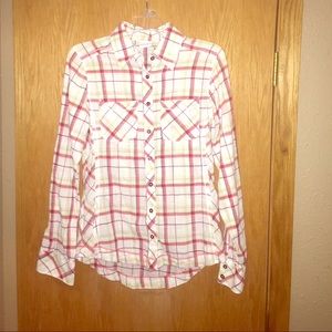 Plaid Columbia and blue areo tee bundle