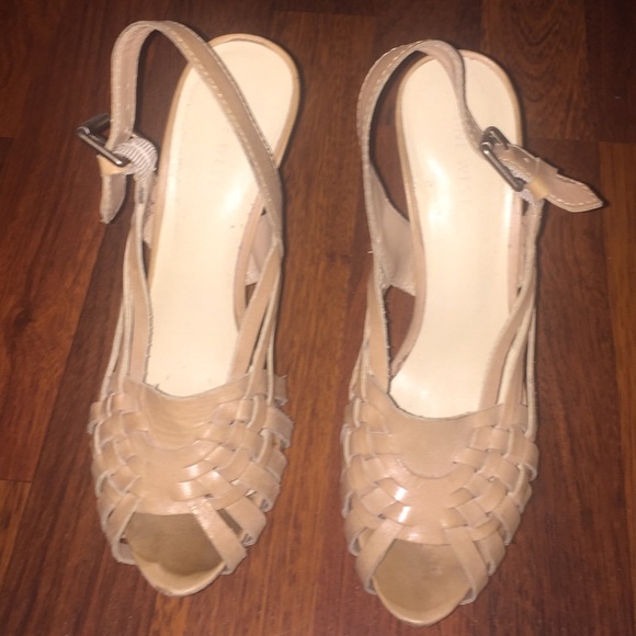Nine West Nude Summer Heel Pump Shoe
