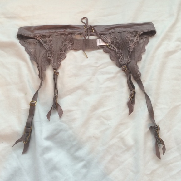 Grey Victoria secret garter