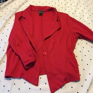 Red blazer