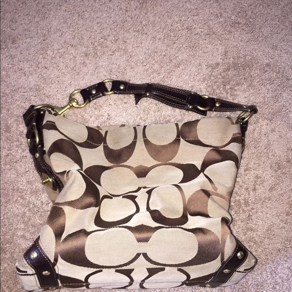 Coach brown handbag