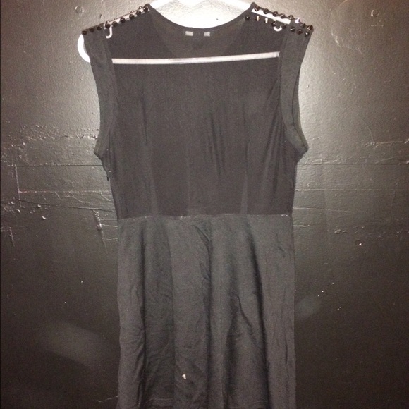 Black mesh dress. - Picture 2 of 2