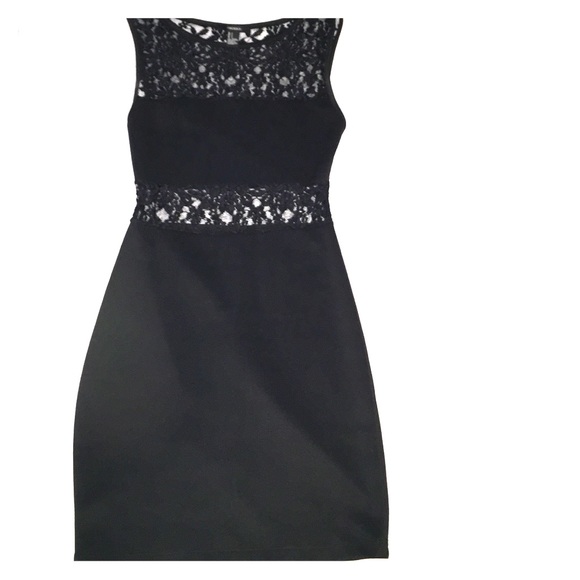 Black lace dress