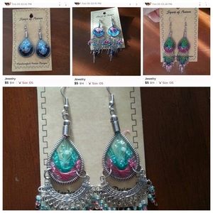 4 set of earrings