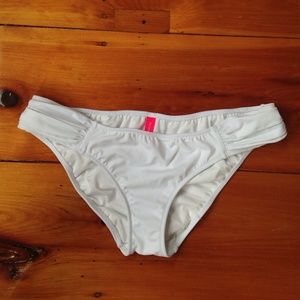 Victoria's Secret  ruched side bikini bottoms