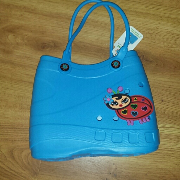 Blue handbag