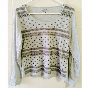 Gray Long Sleeved Vineyard Vines Shirt