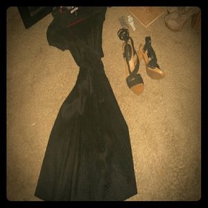 Calypso St Barth xs Crinkle 100% silk black wrap