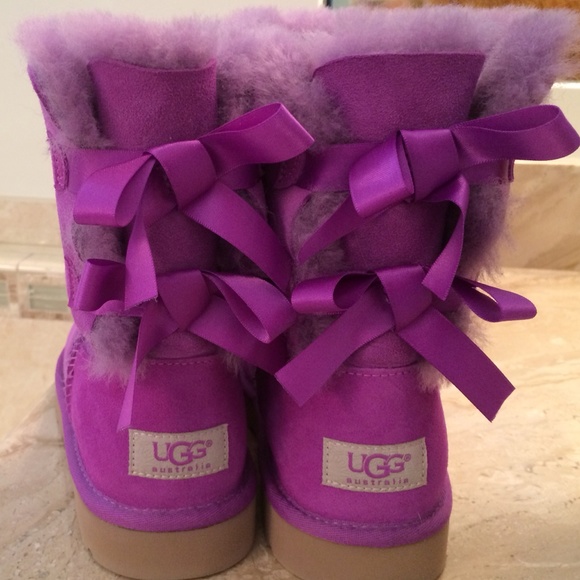 Sold. Brand new purple bailey bow uggs
