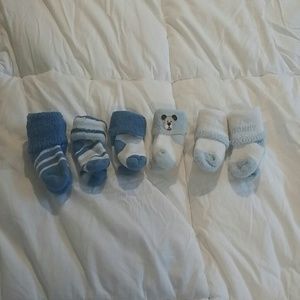 6 pairs of infant socks