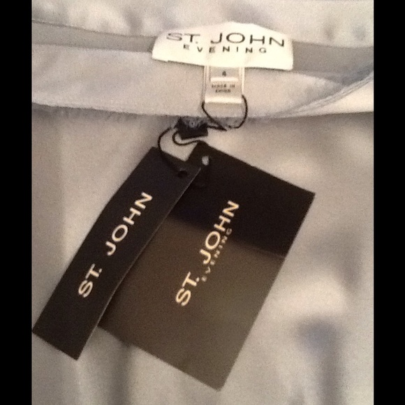 NEW W TAGS, ST. JOHN EVENING, 100% silk skirt - Picture 4 of 4