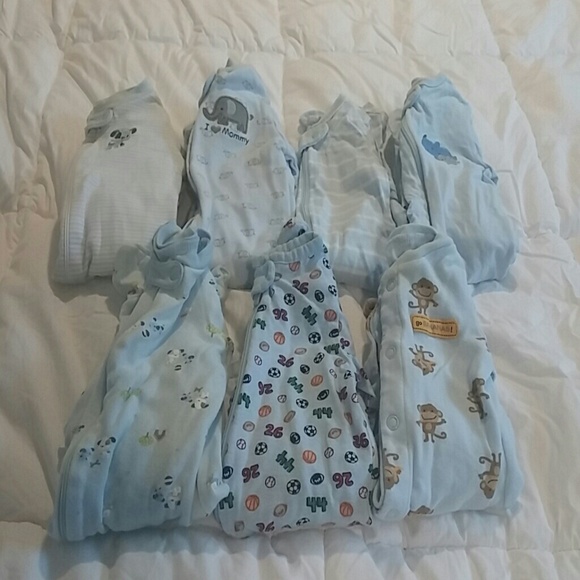 Footed pajama lot