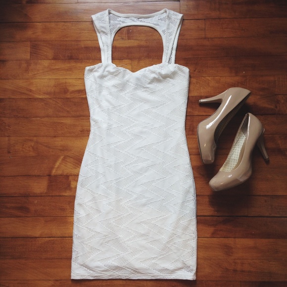 Windsor White Cut out Bodycon Dress