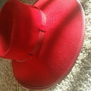 Red summer hat