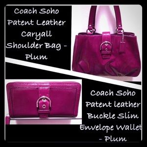Coach Soho Carryall & Soho Slim Buckle Wallet