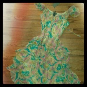 100% Silk flowing dress