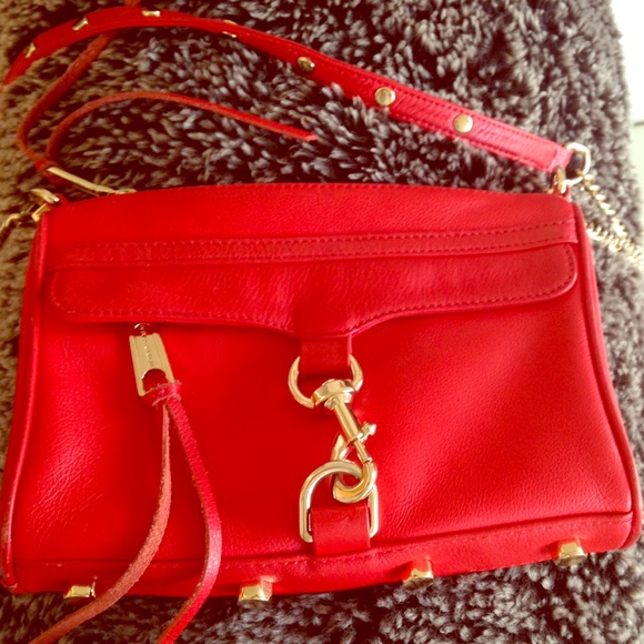 Rebecca Minkoff Mini MAC bag in Fire Engine