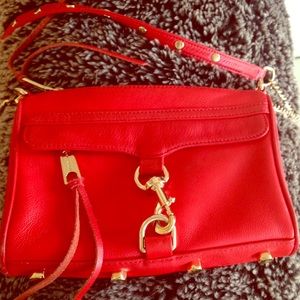 Rebecca Minkoff Mini MAC bag in Fire Engine