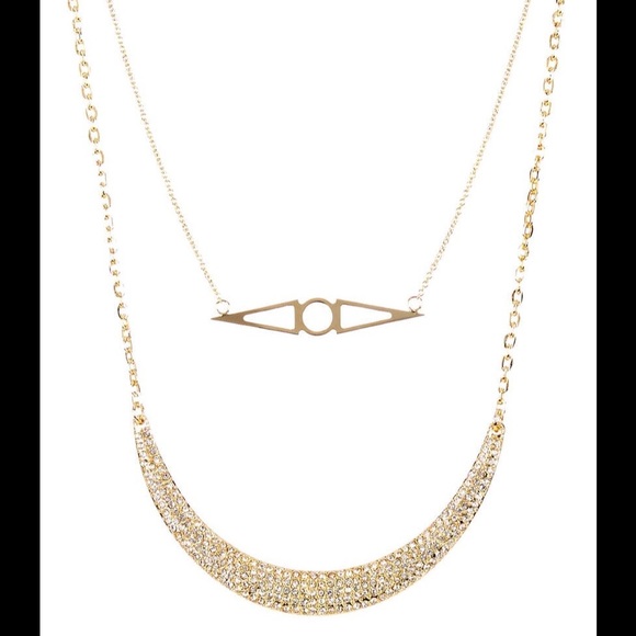 NEW - Gold Layering Necklace Set - Picture 3 of 4