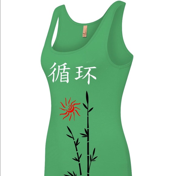 Next level bamboo Chinese tank top
