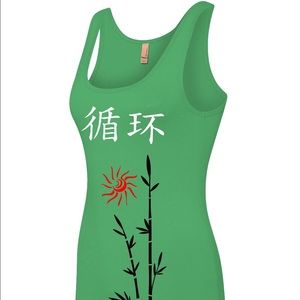 Next level bamboo Chinese tank top
