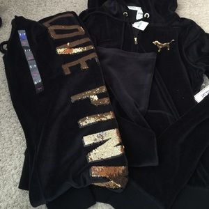 Victoria's Secret love pink sweatsuit